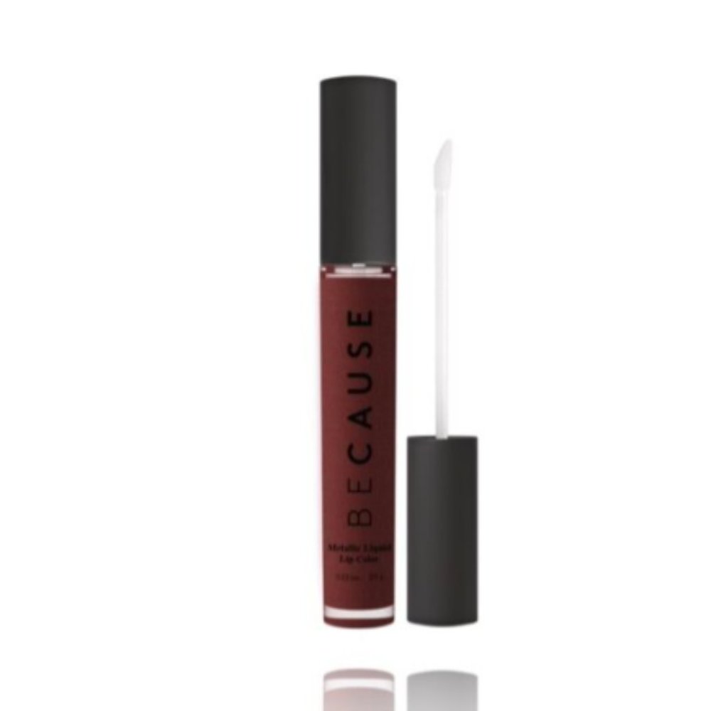 BECAUSE COSMETICS Metallic Liquid Lip Color  -  Copper Rose